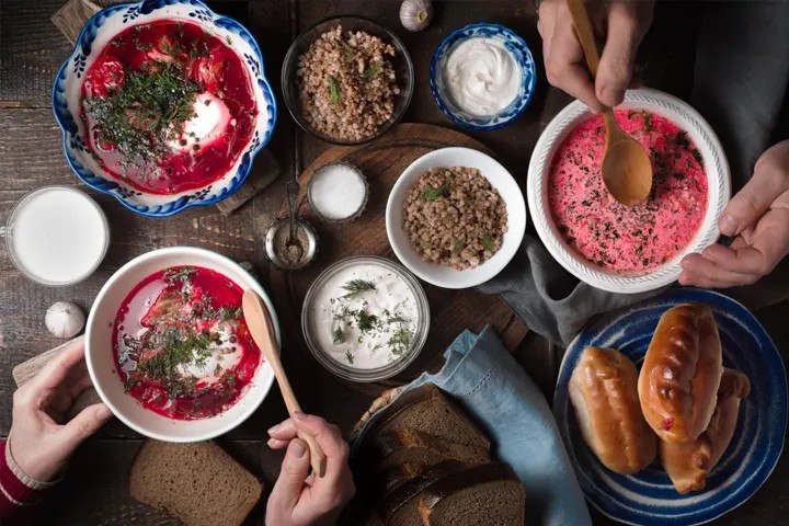 هزینه غذا در روسیه