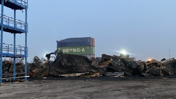 انفاجار بندر