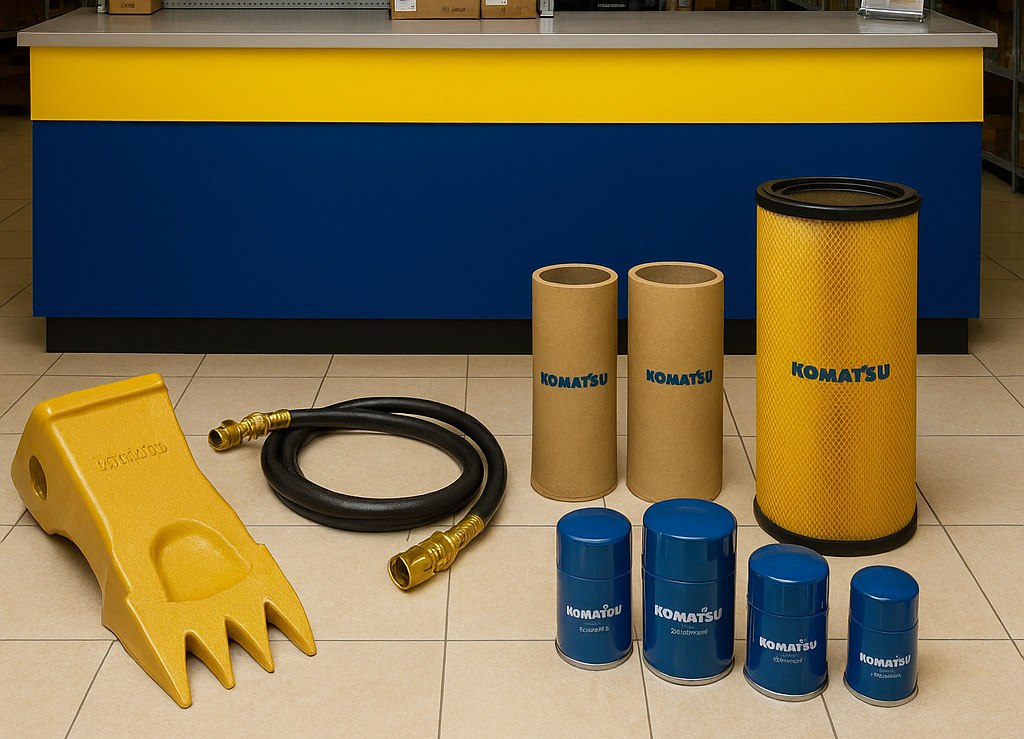 قطعات اصلی بیل کوماتسو