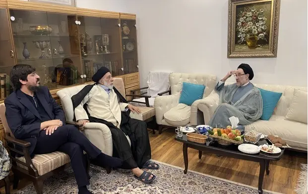 دیدار+سید+محمد+خاتمی+با+سید+هادی+خامنه+ای