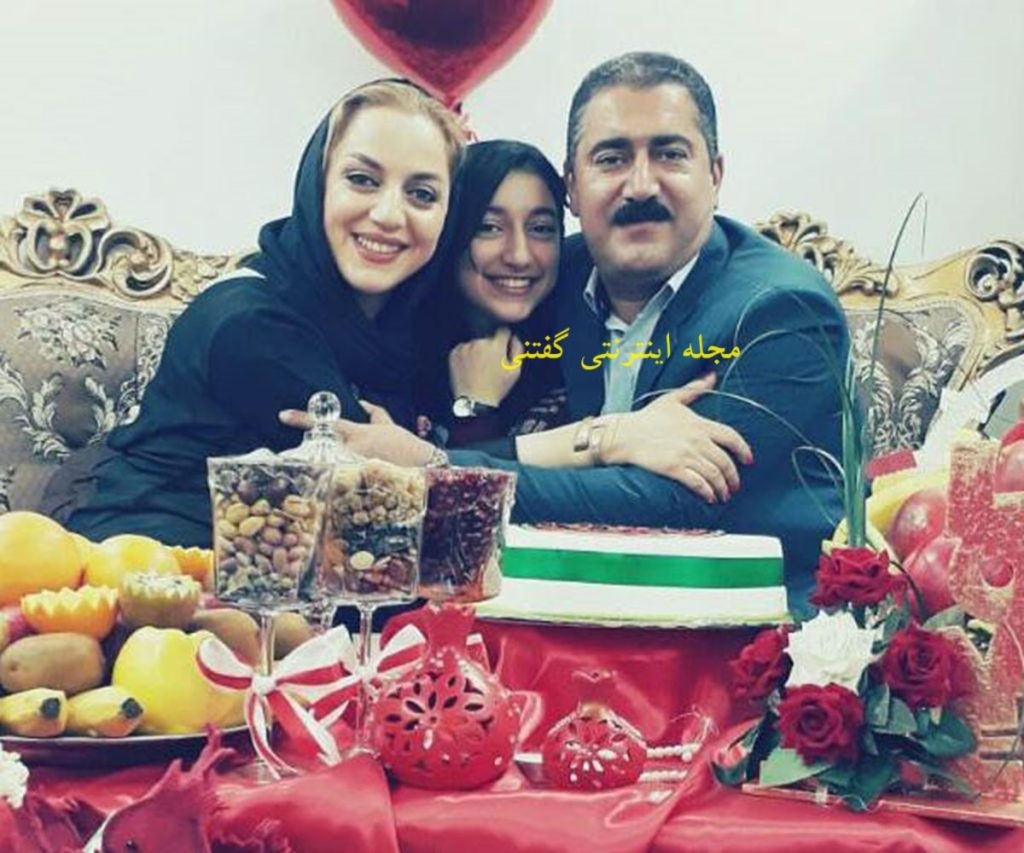 نسرین-بابایی-در-کنار-همسر-و-دخترش-1