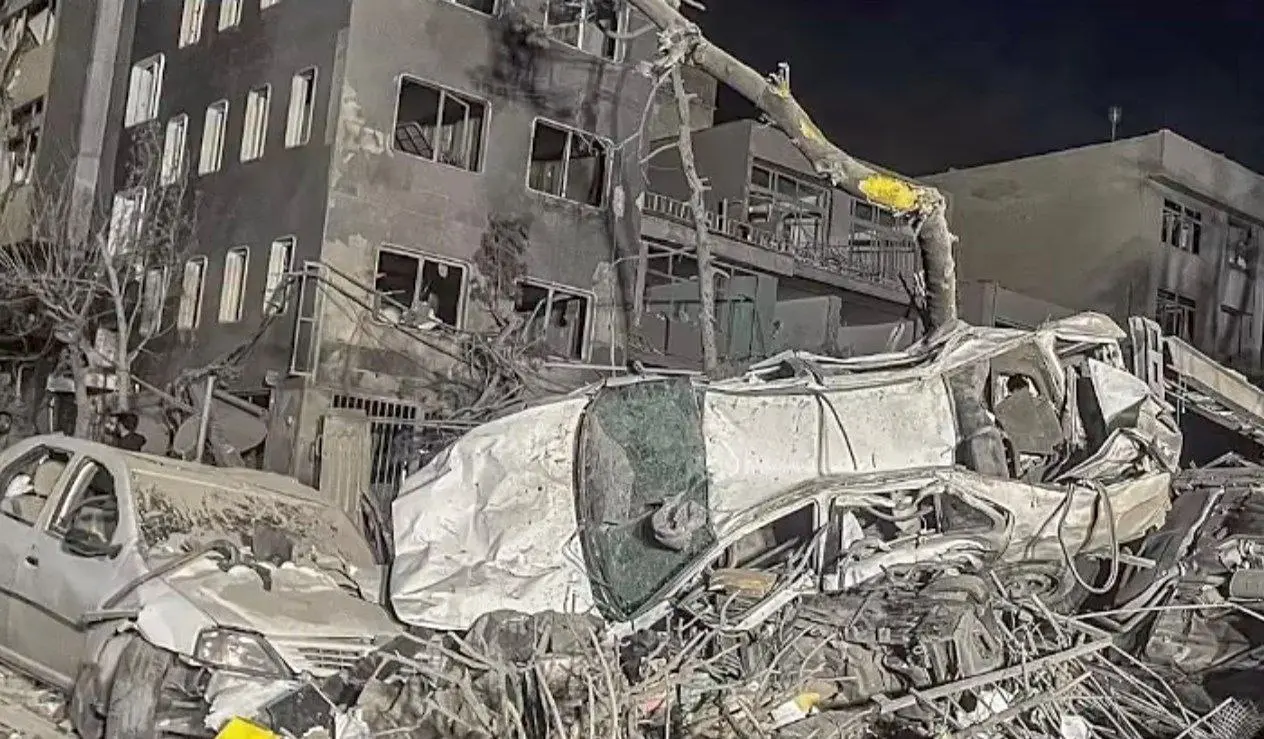 آثار حملات آمریکا و رژیم صهیونیستی به تهران