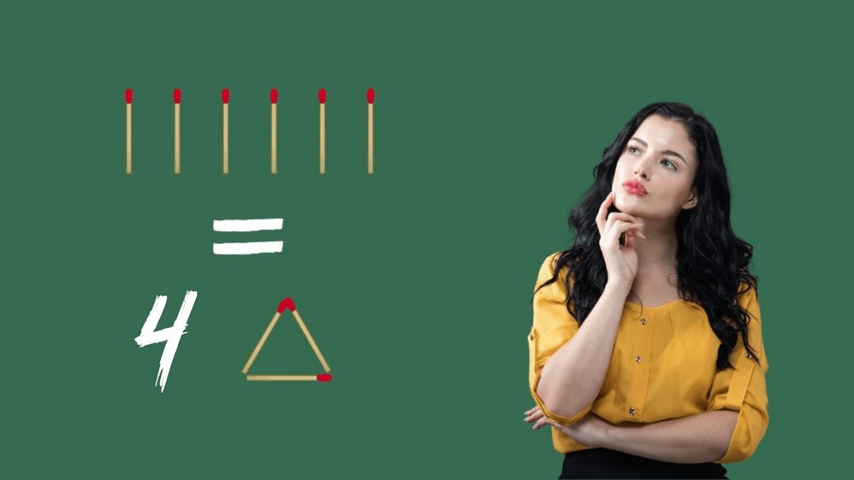 تست-هوش-ساخت-چهار-مثلث-با-شش-چوب-کبریت
