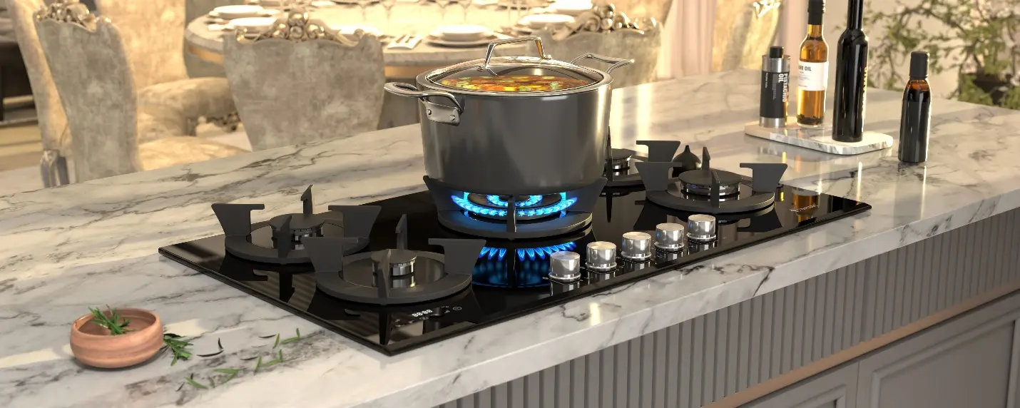 A pot on a stove Description automatically generated - تصویر 2