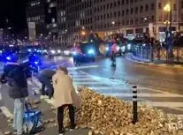 وضعیت باورنکردنی خیابان‌های بروکسل بلژیک/ ویدئو