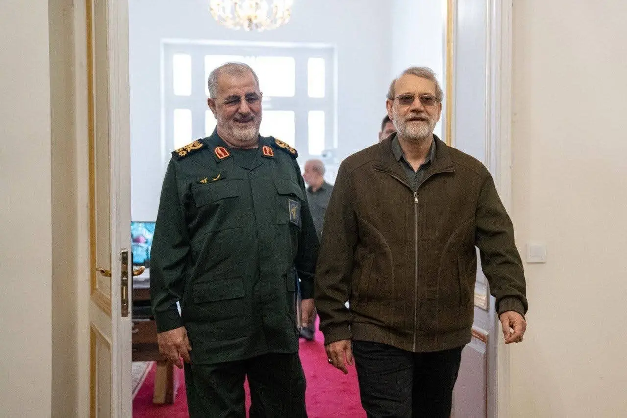 دیدار مهم علی لاریجانی با فرمانده کل سپاه پاسداران + تصاویر
