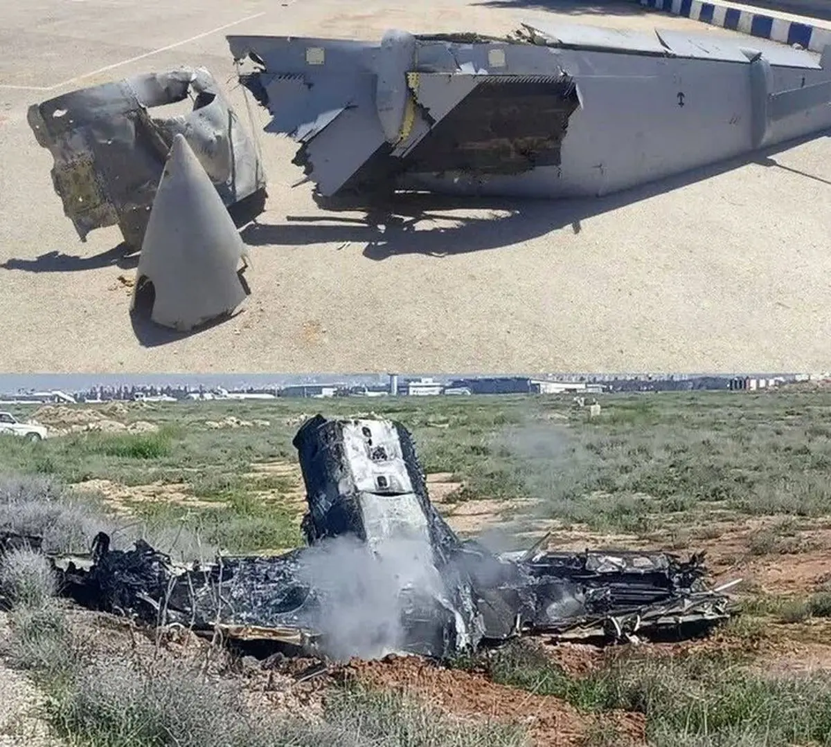 انهدام پهپاد فوق پیشرفته MQ-9 آمریکایی در آسمان شیراز