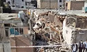 انفجار گاز شهری در باغستان کرج