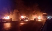 تصادف مرگبار شوتی‌ها با تانکر سوخت در دل شب/ ویدئو