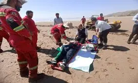 سقوط پاراگلایدر تفریحی در دریاچه مهارلو شیراز / یک زن کشته شد

