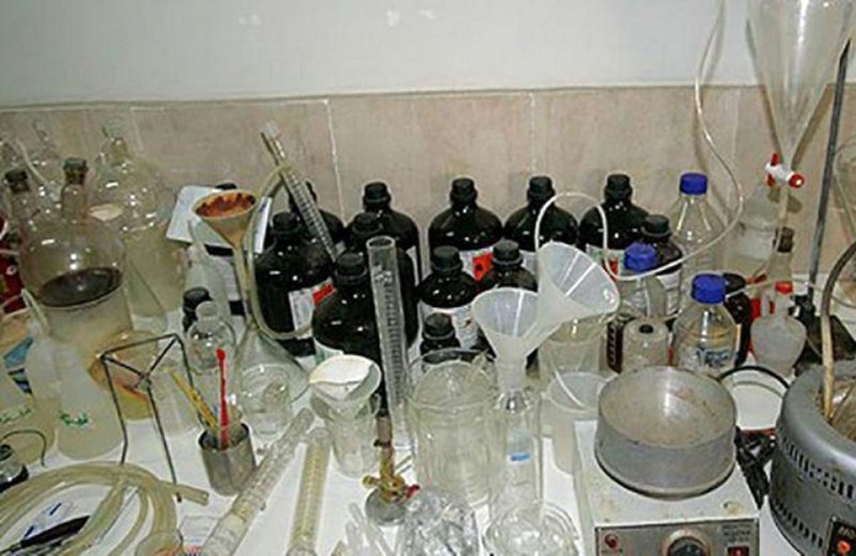 انهدام ۴ آزمایشگاه بزرگ مواد مخدر صنعتی در تهران