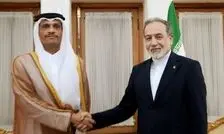 دیدار نخست وزیر قطر با عراقچی/ عکس