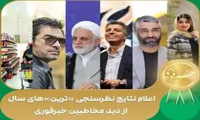 چهره های سال، به انتخاب مخاطبان خبرفوری؛ از محسنی اژه‌ای و جبلی، تا معین و عادل فردوسی پور / ورود زنان به ورزشگاه‌ها، بهترین اتفاق سال شد