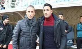 یحیی گل محمدی به همراه حسن رنگرز و جواد نکونام در راهپیمایی اربعین/ عکس

