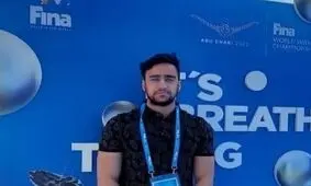 مهرشاد افقری رکورد ملی ۱۰۰ متر شنای پروانه را شکست