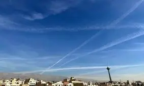 ماجرای ابرهای خطی در آسمان تهران چیست؟ 