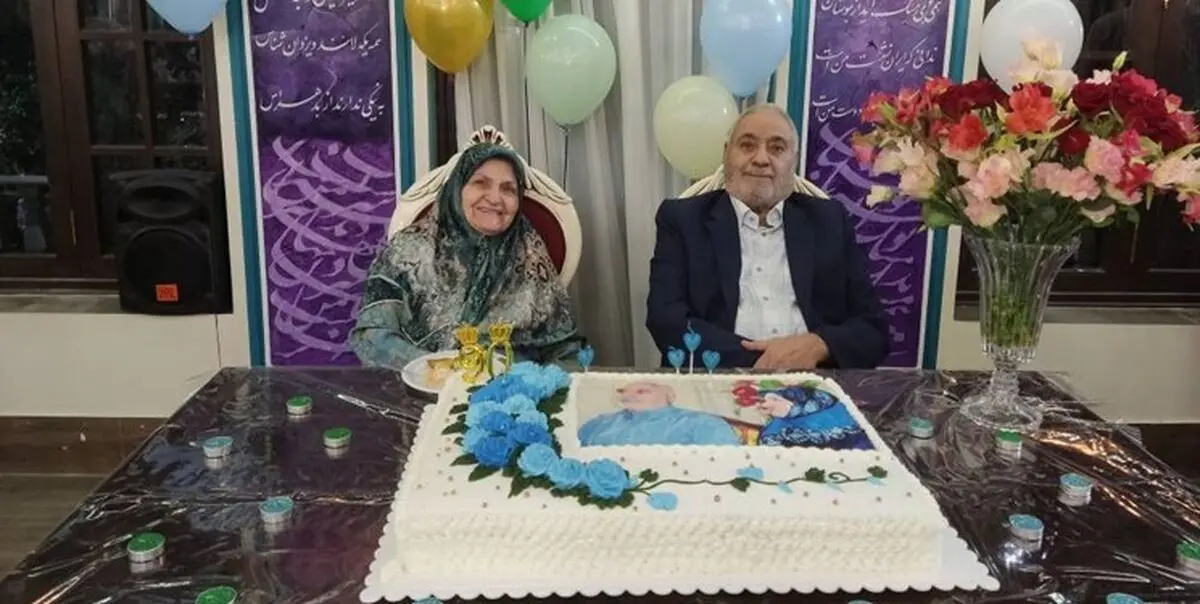 ۷۱ سال زندگی مشترک عاشقانه با ۸۰ فرزند و نوه و ننیجه