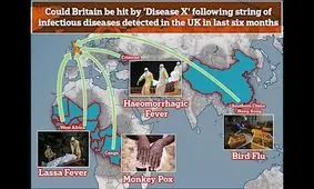 بیماری "ناشناخته" در راه انگلیس