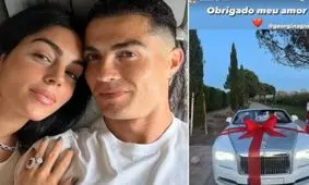 هدیه خاص و فوق لاکچری جورجینا به رونالدو/ بابانوئل این کادو را به CR7 داد