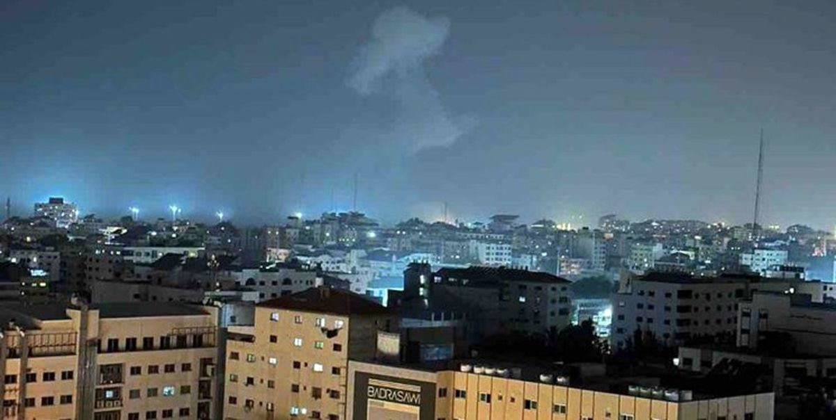 وقوع چند انفجار در غرب نوار غزه
