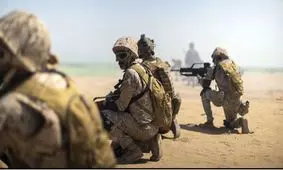 رزمایش مشترک کشورهای عربی حاشیه خلیج فارس/ ویدئو