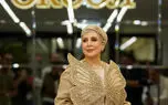 لباس مجلسی مرجانه گلچین که مورد انتقاد قرار گرفت/ عکس