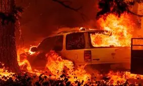 ۳ کشته در پی آتش‌سوزی یک تعمیرگاه در قم