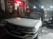 مهار آتش‌سوزی محدود در پمپ بنزین دولت‌آباد شهرستان ری/ ویدئو