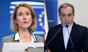 ورود هیات ایران به محل مذاکرات و دیدار عراقچی با کایا کالاس، نماینده عالی اتحادیه اروپا/ ویدئو