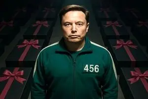 ایلان ماسک در سریال «اسکوئید گیم»