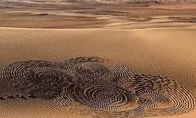 تجربه یلدای کویری در مثلث برمودای ایران/ عکس