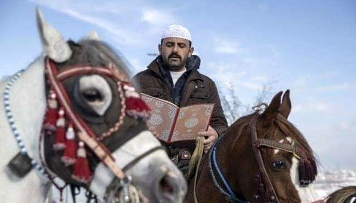 هزار و یک ختم قرآن سوار بر اسبها، آیینی کهن و عجیب