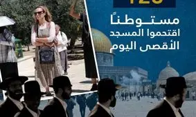 اقدام صهیونیست‌ ها به هتک حرمت به ساحت مقدس مسجدالاقصی