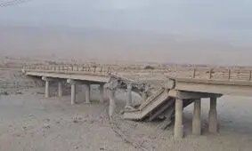 ویدئویی از حمله دیشب آمریکا به 2 پل در جاده بندرعباس–حاجی‌آباد
