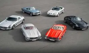 گنجینه ۴٫۵ میلیون دلاری؛ حراج شش مرسدس بنز افسانه ای/ تصاویر