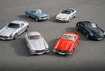 گنجینه ۴٫۵ میلیون دلاری؛ حراج شش مرسدس بنز افسانه ای/ تصاویر