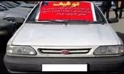 راننده ۱۲ ساله پراید در قم متوقف شد/ عکس