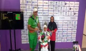 کسب نخستین مدال پاراوزنه‌برداری زنان ایران

