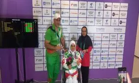 کسب نخستین مدال پاراوزنه‌برداری زنان ایران

