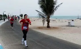 جلوه‌هایی از ماراتن دو و میدانی کیش که پشت دعواهای منفعت‌طلبانه گم شد/ ویدئو