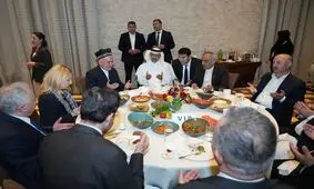 حضور سفیر ایران در ضیافت افطار سفارت عربستان در تاجیکستان

