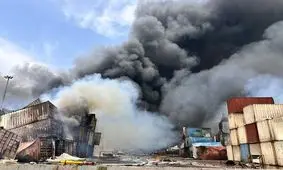 روایتی از کانتینر اصلی منفجر شده در بندر شهید رجایی/ ویدئو