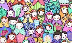 تست بینایی/ در میان عروسک‌های روسی دو زن واقعی پنهان شده اند، آیا می‌توانید زنان را پیدا کنید؟