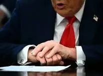 توضیح کاخ سفید درباره بانداژ شدن ترامپ/ ویدئو