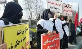 تهدید قالیباف توسط یکی از تجمع کنندگان مدافع قانون حجاب