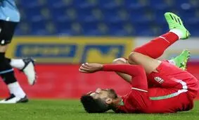 حرکت جنجالی مهدی طارمی در بازی با سنگال/ عکس


