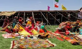 اسب سواری ضرغامی در جمع عشایر قشقایی