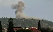 بمباران هوایی ارتفاعات علی الطاهر در جنوب لبنان توسط اسرائیل