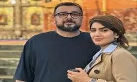 استایل راک و جذاب «مونا کرمی» در کنار همسرش