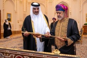 هدیه سلطان عمان به امیر قطر